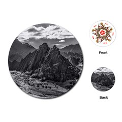 Andean Landscape At Brava Lagoon Reserve, La Rioja, Argentina Playing Cards Single Design (round) by dflcprintsclothing