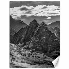 Andean Landscape At Brava Lagoon Reserve, La Rioja, Argentina Canvas 36  X 48  by dflcprintsclothing