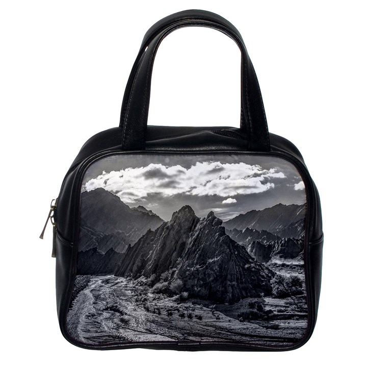 Andean Landscape At Brava Lagoon Reserve, La Rioja, Argentina Classic Handbag (One Side)