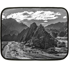 Andean Landscape At Brava Lagoon Reserve, La Rioja, Argentina Double Sided Fleece Blanket (mini)  by dflcprintsclothing