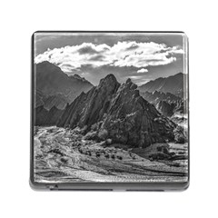 Andean Landscape At Brava Lagoon Reserve, La Rioja, Argentina Memory Card Reader (square 5 Slot) by dflcprintsclothing