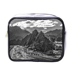 Andean Landscape At Brava Lagoon Reserve, La Rioja, Argentina Mini Toiletries Bag (one Side)