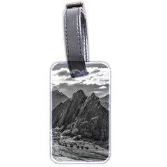 Andean Landscape At Brava Lagoon Reserve, La Rioja, Argentina Luggage Tag (two Sides) by dflcprintsclothing