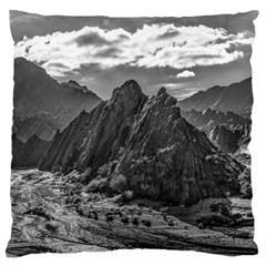 Andean Landscape At Brava Lagoon Reserve, La Rioja, Argentina Standard Flano Cushion Case (one Side) by dflcprintsclothing