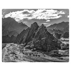 Andean Landscape At Brava Lagoon Reserve, La Rioja, Argentina Double Sided Flano Blanket (medium)  by dflcprintsclothing