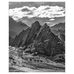 Andean Landscape At Brava Lagoon Reserve, La Rioja, Argentina Drawstring Bag (small)