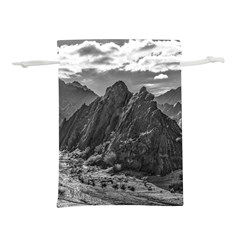 Andean Landscape At Brava Lagoon Reserve, La Rioja, Argentina Lightweight Drawstring Pouch (m) by dflcprintsclothing