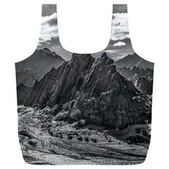 Andean Landscape At Brava Lagoon Reserve, La Rioja, Argentina Full Print Recycle Bag (xxl) by dflcprintsclothing