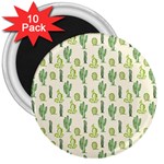 Cactus pattern 3  Magnets (10 pack)  Front