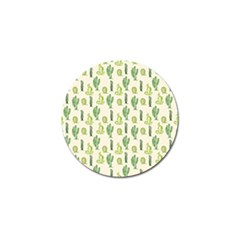 Cactus Pattern Golf Ball Marker (4 Pack) by goljakoff