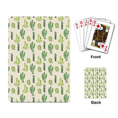 Cactus Pattern Playing Cards Single Design (rectangle) by goljakoff