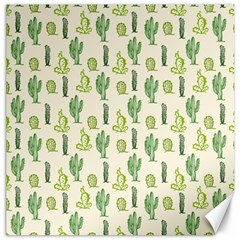 Cactus Pattern Canvas 20  X 20  by goljakoff