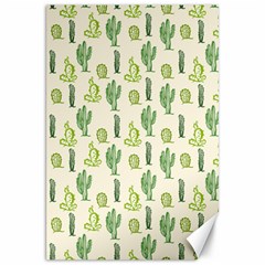 Cactus Pattern Canvas 20  X 30  by goljakoff