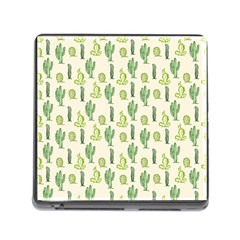 Cactus Pattern Memory Card Reader (square 5 Slot) by goljakoff