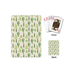 Cactus Pattern Playing Cards Single Design (mini) by goljakoff