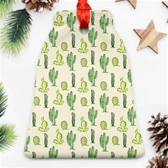 Cactus Pattern Bell Ornament (two Sides) by goljakoff