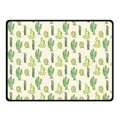 Cactus Pattern Double Sided Fleece Blanket (small)  by goljakoff