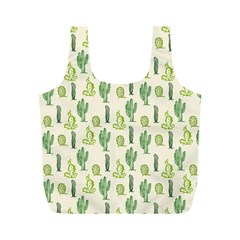 Cactus Pattern Full Print Recycle Bag (m) by goljakoff