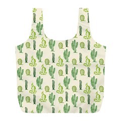 Cactus Pattern Full Print Recycle Bag (l) by goljakoff