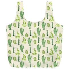 Cactus Pattern Full Print Recycle Bag (xl) by goljakoff