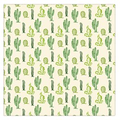 Cactus Pattern Large Satin Scarf (square) by goljakoff