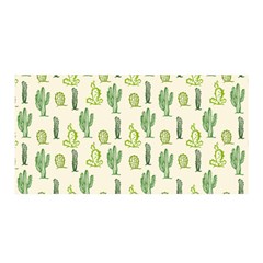 Cactus Pattern Satin Wrap by goljakoff