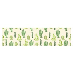 Cactus Pattern Satin Scarf (oblong) by goljakoff