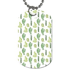 Cactus Pattern Dog Tag (one Side) by goljakoff