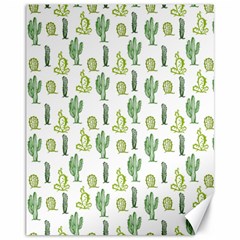 Cactus Pattern Canvas 11  X 14  by goljakoff