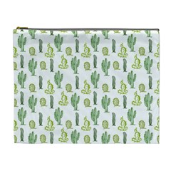 Cactus Pattern Cosmetic Bag (xl) by goljakoff