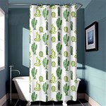 Cactus pattern Shower Curtain 36  x 72  (Stall)  Curtain(36 X72 ) - 33.26 x66.24  Curtain(36 X72 )