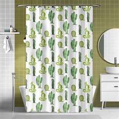 Cactus Pattern Shower Curtain 48  X 72  (small)  by goljakoff