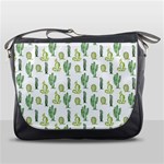 Cactus pattern Messenger Bag Front