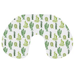 Cactus Pattern Travel Neck Pillow by goljakoff