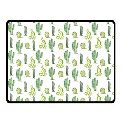 Cactus Pattern Double Sided Fleece Blanket (small)  by goljakoff