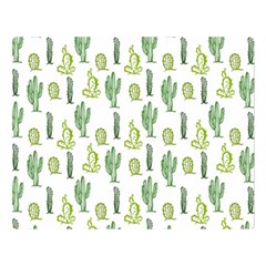 Cactus Pattern Double Sided Flano Blanket (large)  by goljakoff