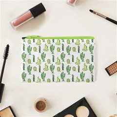 Cactus Pattern Cosmetic Bag (xs) by goljakoff