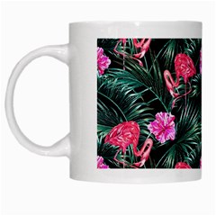 Pink Flamingo White Mugs by goljakoff