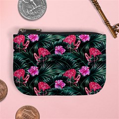 Pink Flamingo Mini Coin Purse by goljakoff