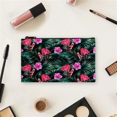 Pink Flamingo Cosmetic Bag (small) by goljakoff