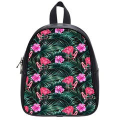 Pink Flamingo School Bag (small) by goljakoff