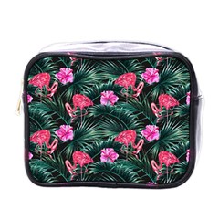 Pink Flamingo Mini Toiletries Bag (one Side) by goljakoff