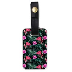 Pink Flamingo Luggage Tag (one Side) by goljakoff