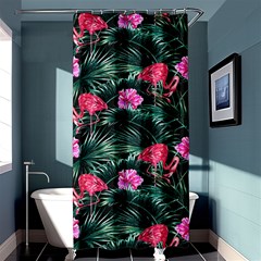 Pink Flamingo Shower Curtain 36  X 72  (stall)  by goljakoff