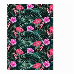 Pink Flamingo Small Garden Flag (two Sides) by goljakoff