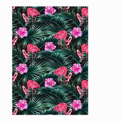 Pink Flamingo Large Garden Flag (two Sides) by goljakoff