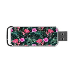 Pink Flamingo Portable Usb Flash (two Sides) by goljakoff