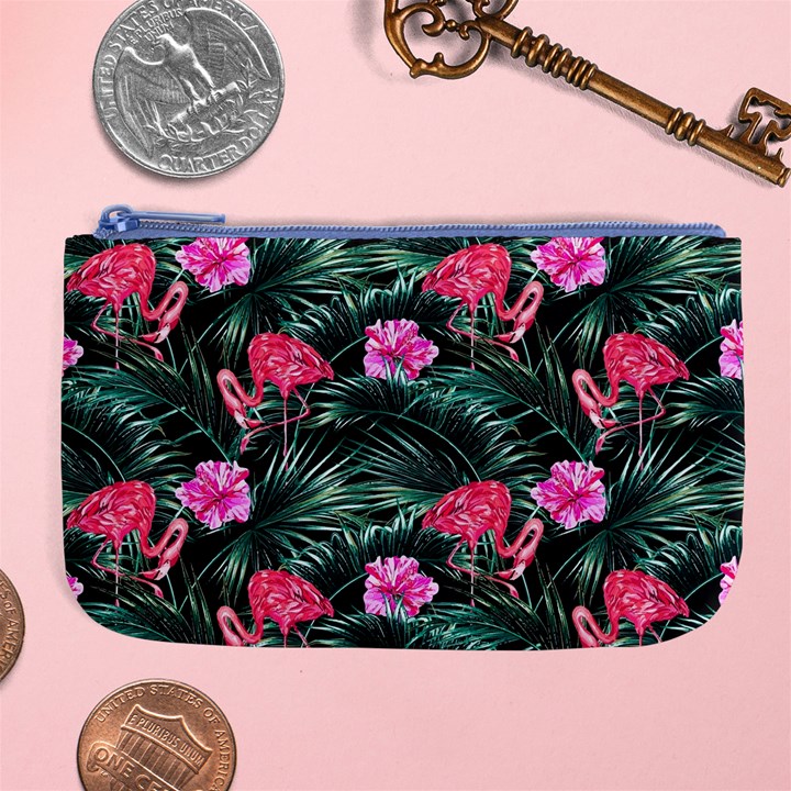 Pink flamingo Large Coin Purse