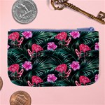 Pink flamingo Large Coin Purse Back