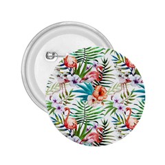 Tropical Flamingos 2 25  Buttons by goljakoff